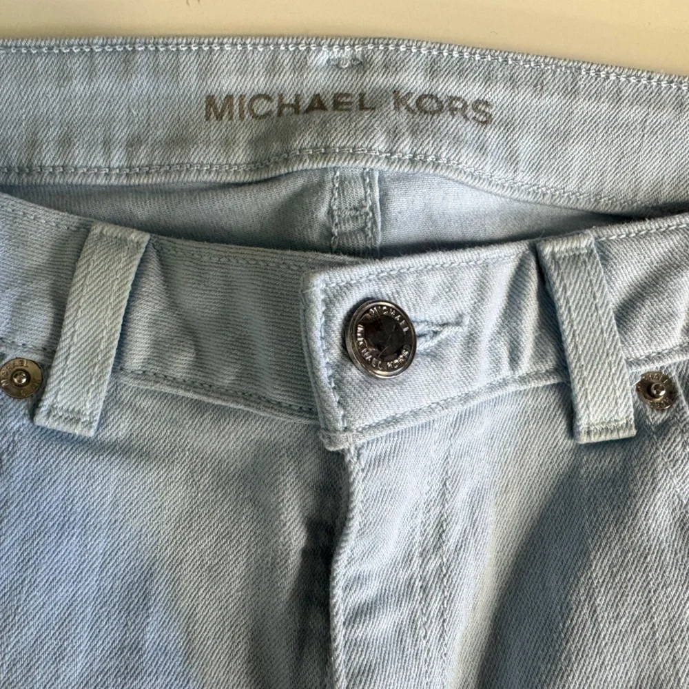 Michael‎ Kors Light Blue Skinny Jeans Womens Size 6 Mid Rise Stretch Denim